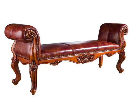 宫爵法式风格床尾凳：来自床尾的尊贵高雅